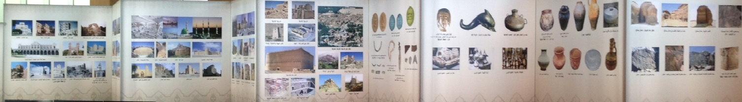 لمحات من تاريخ وحضارة الجزيرة... - بعض الصور المعروضة في المتحف